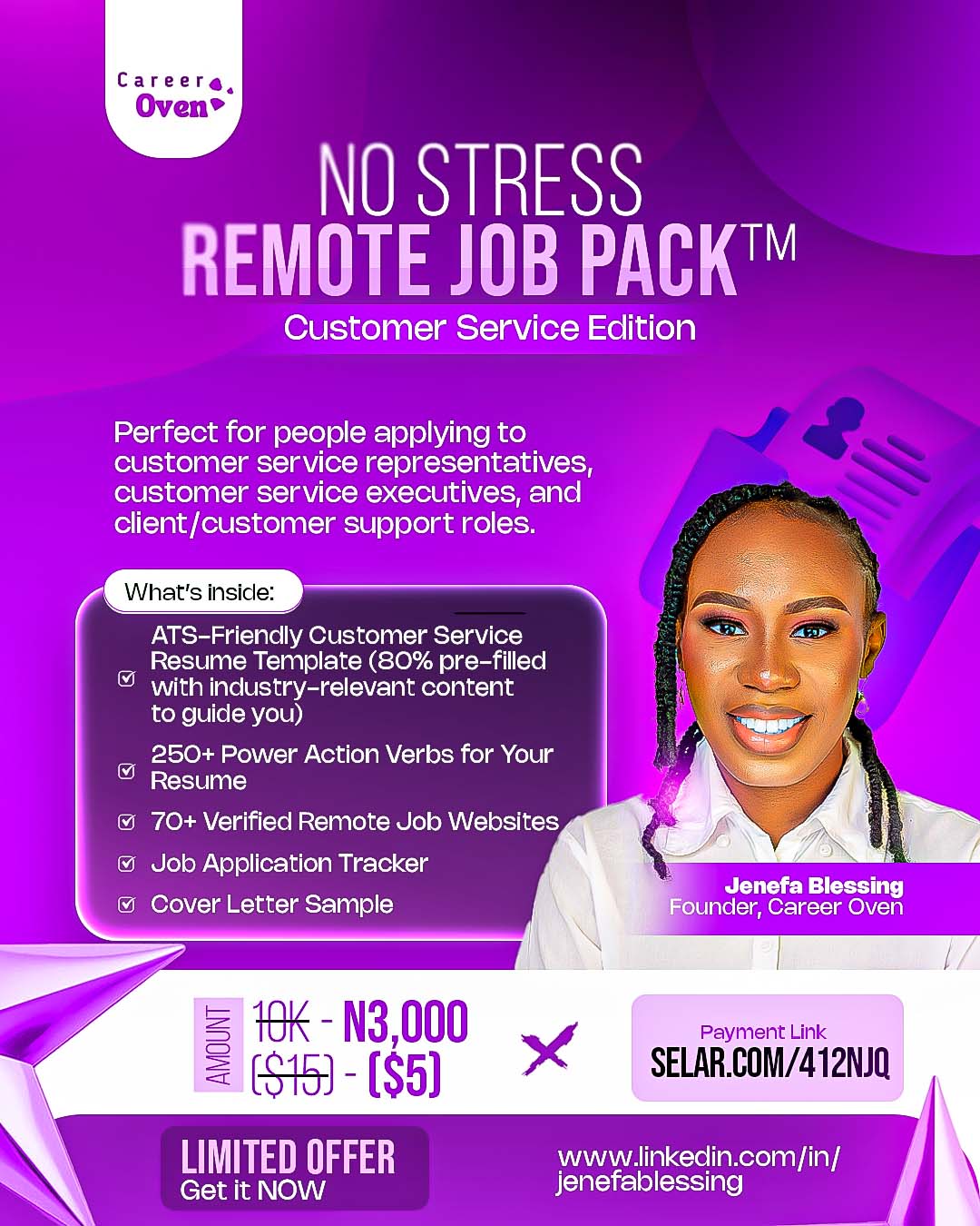 No stress remote job pack